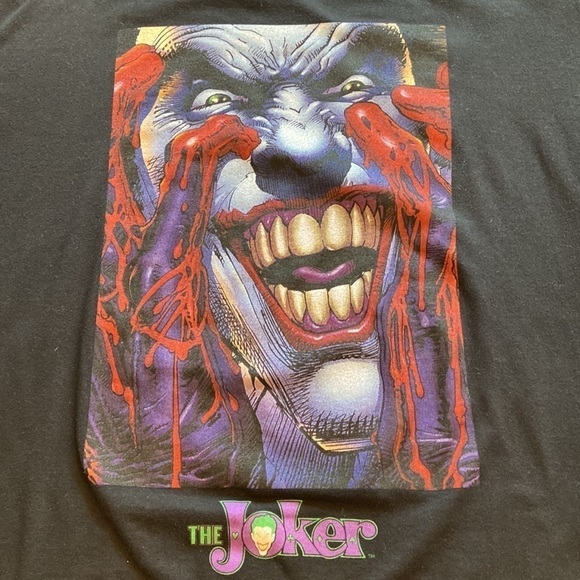 Batman DC Comics The Joker T-Shirt Black Size XL - Picture 6 of 10